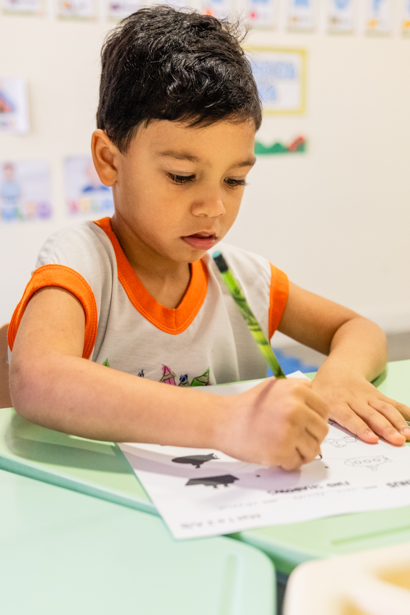 Alunos da Educação Infantil do Colégio Plenus